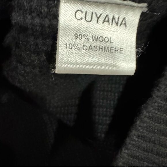 Revolve Cuyana Wool Cashmere Ribbed Balloon Sleeve Sweater - Picture 11 of 12